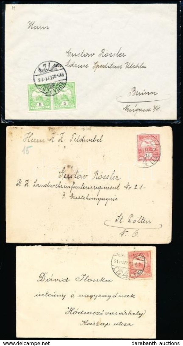 24 Db Turulos Küldemény - Used Stamps