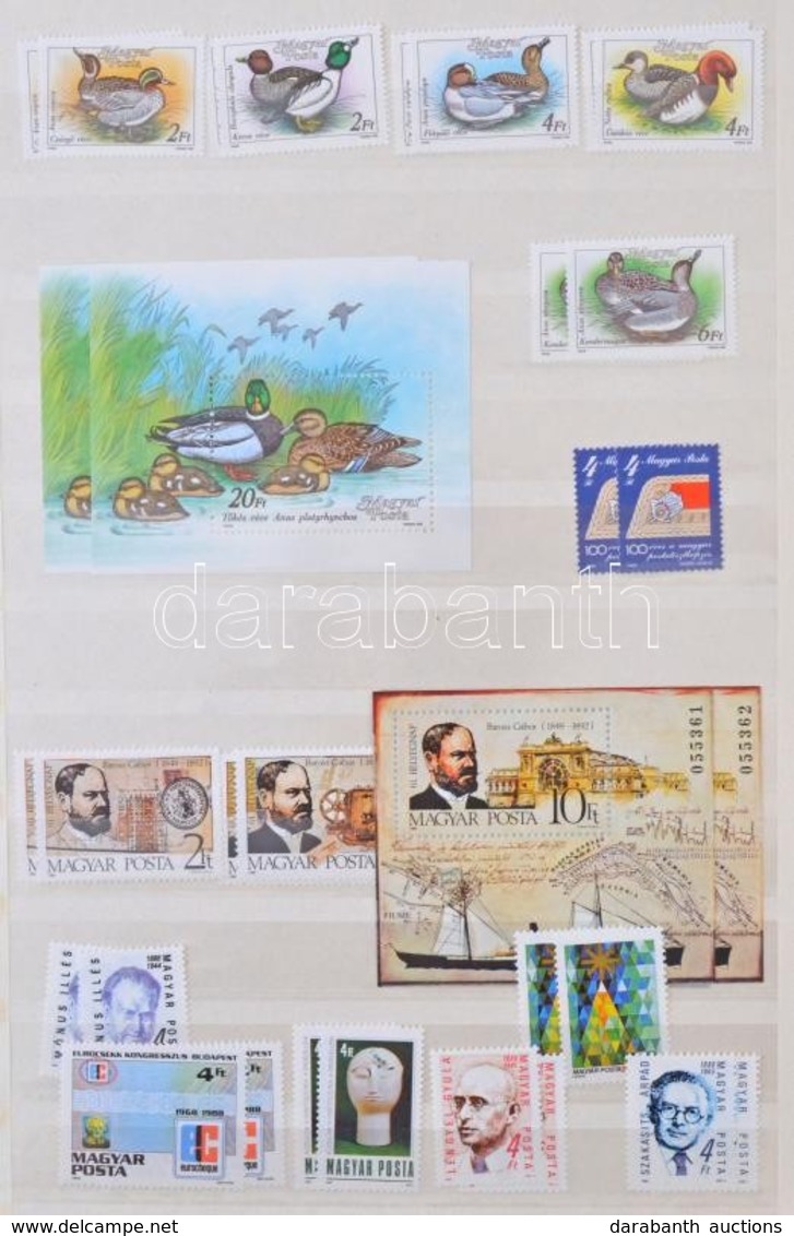 ** Szép Magyar 2 Példányos Gyűjtemény 1985-1991 16 Lapos Abria Berakóban - Used Stamps