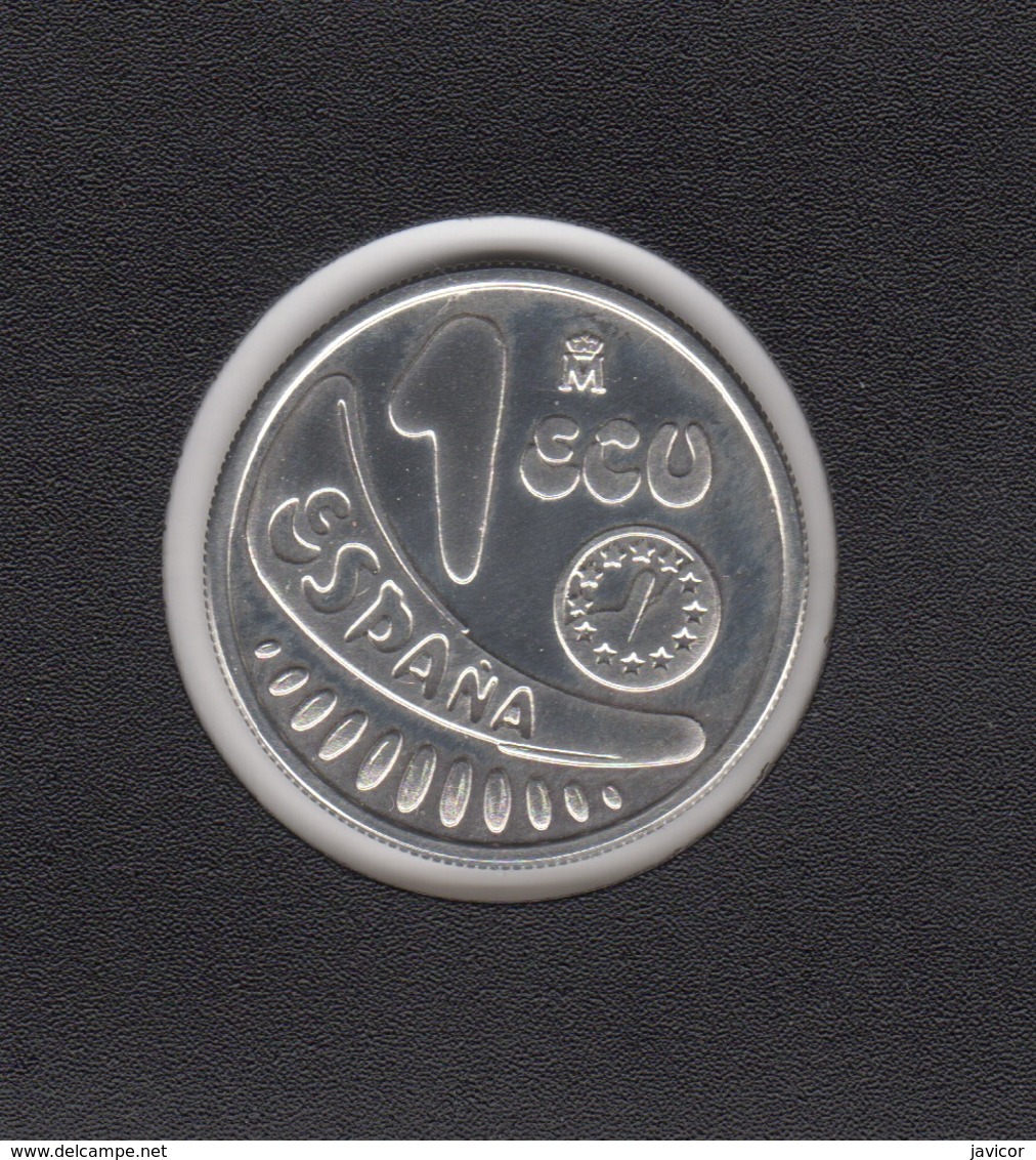 1989 1 ECU Plata Silver 6,72 Gr SC - Mint Sets & Proof Sets