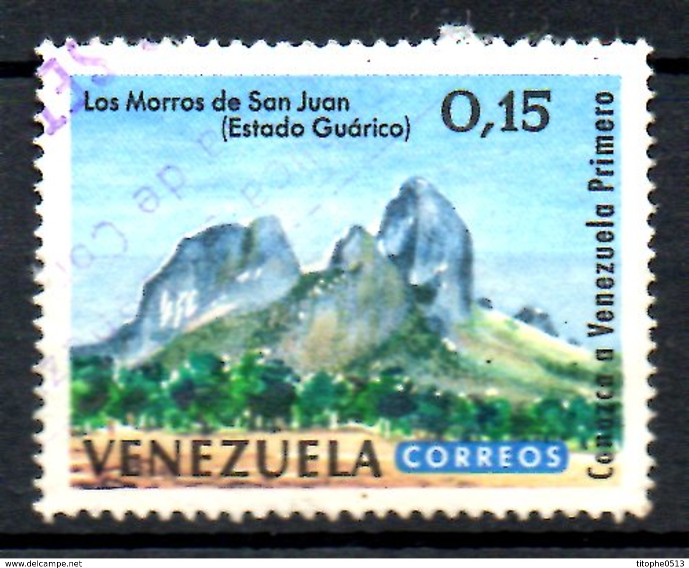 VENEZUELA. N°704 Oblitéré De 1964. Monts. - Mountains