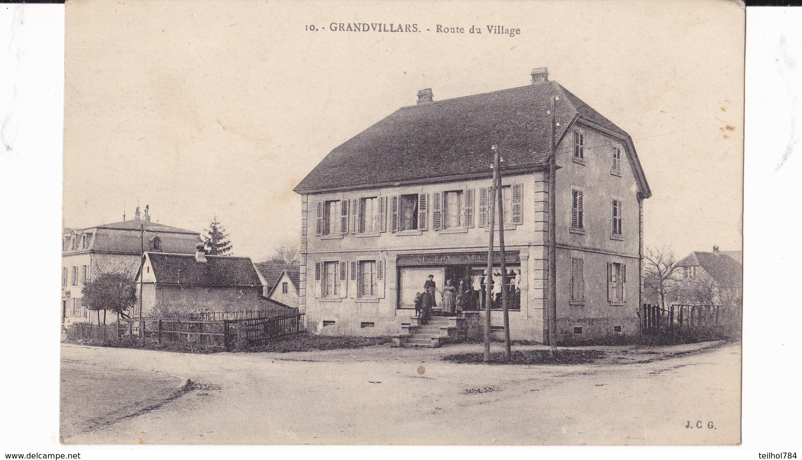 GRANDVILLARS  -  ROUTE DU VILLAGE - Grandvillars