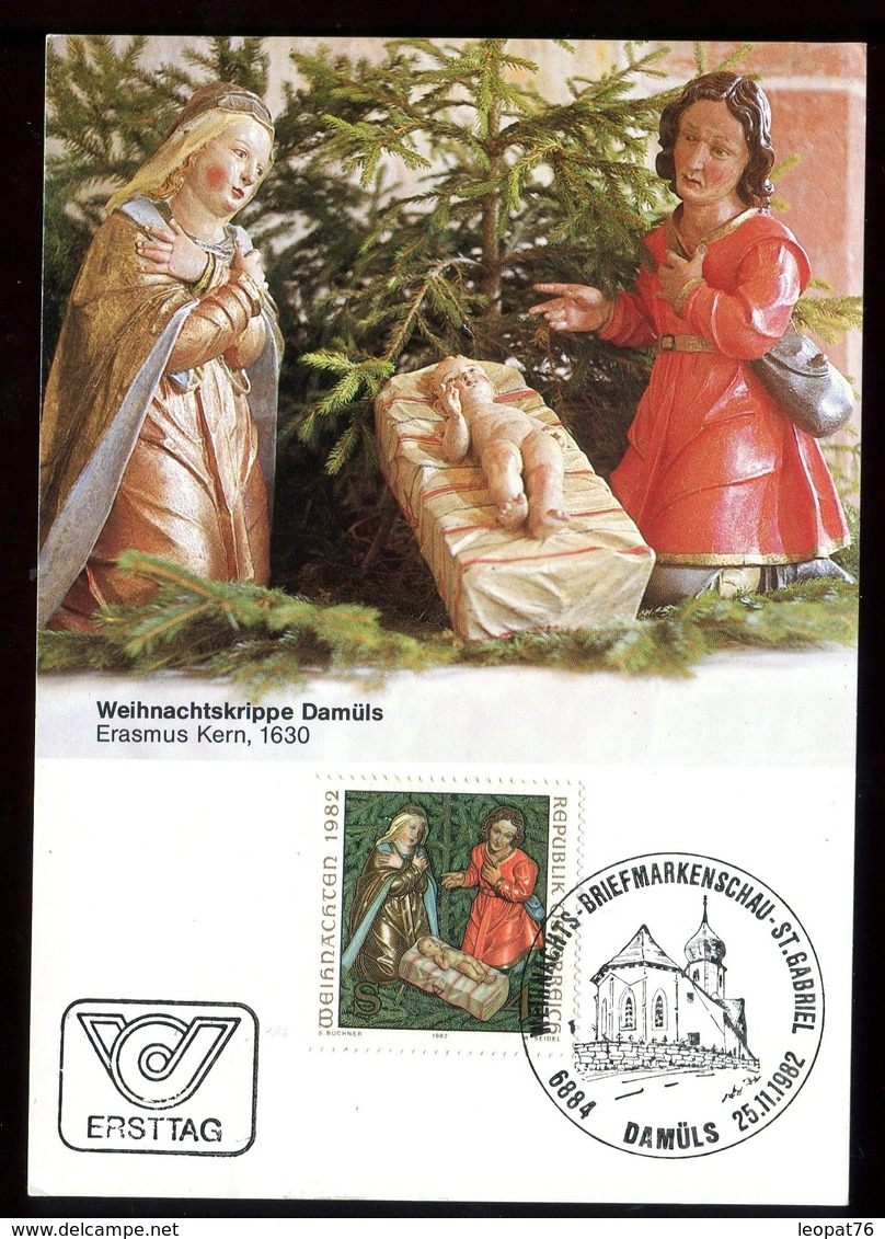 Autriche - Carte Maximum 1982 - Nativité - N24 - Maximumkarten (MC)