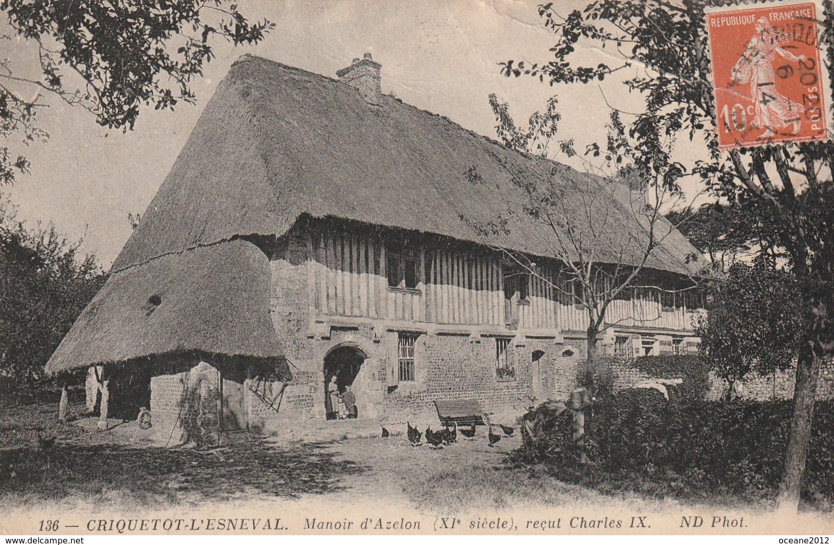 76 Criquetot L'Esneval. Manoir D'Azelon - Criquetot L'Esneval