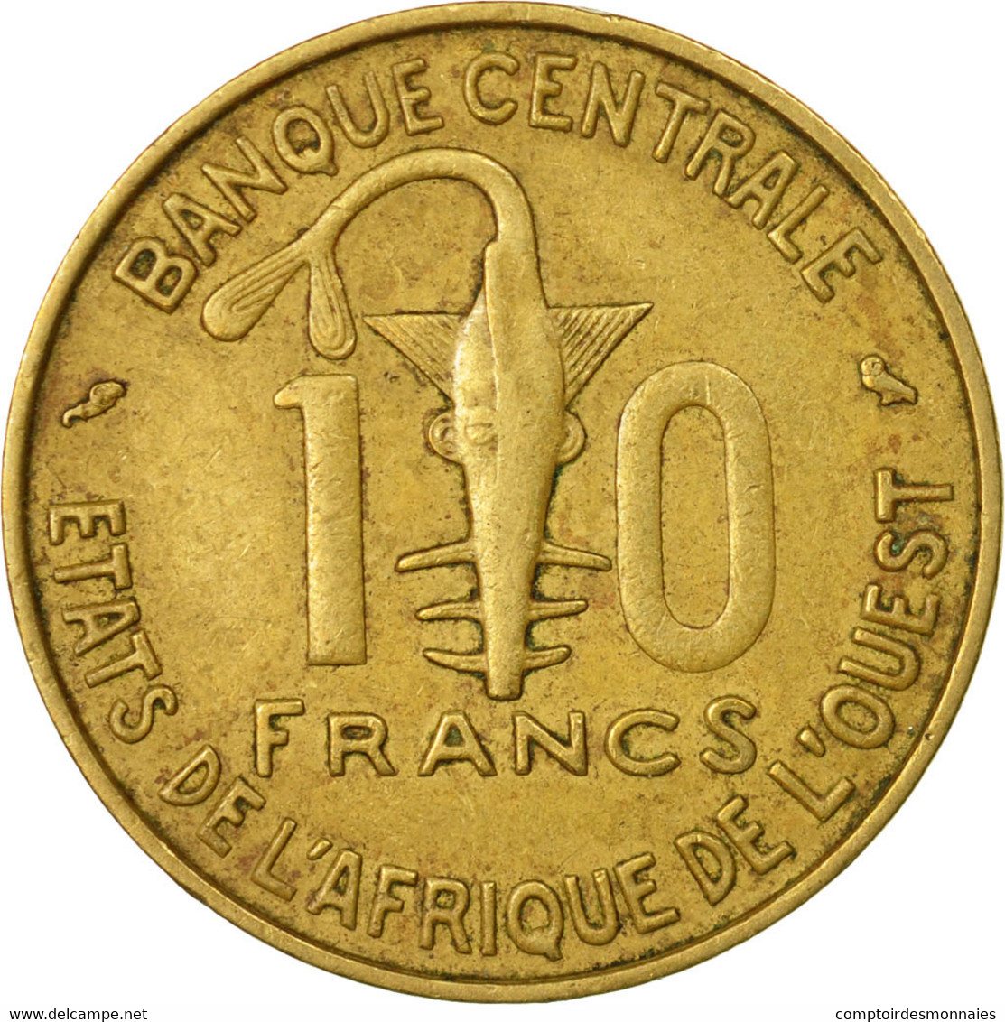 Monnaie, West African States, 10 Francs, 1973, Paris, TB+ - Ivory Coast