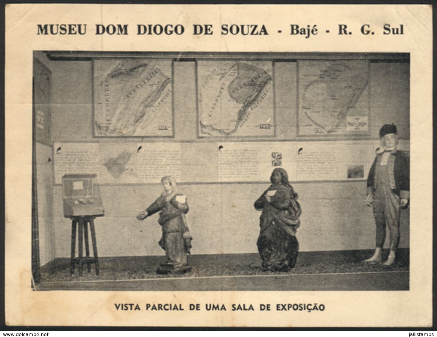 BRAZIL: BAJÉ: Diogo De Souza Museum, View Of An Exhibition Room, Used In OC/1960, Fine Quality - Rio De Janeiro