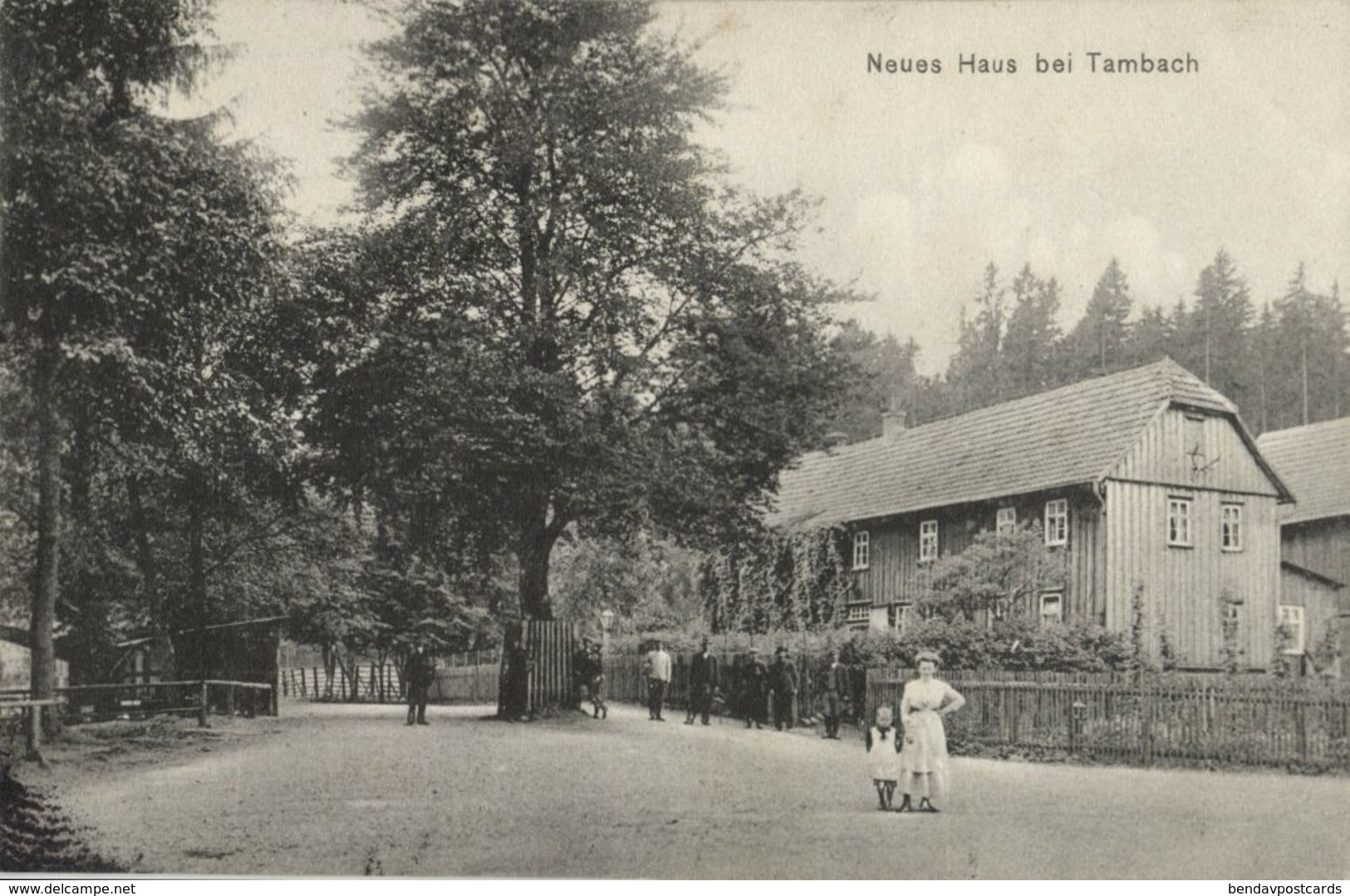 NEUES HAUS Bei Tambach-Dietharz, Gasthaus Forsthaus, Georgenthal (1910s) AK - Tambach-Dietharz