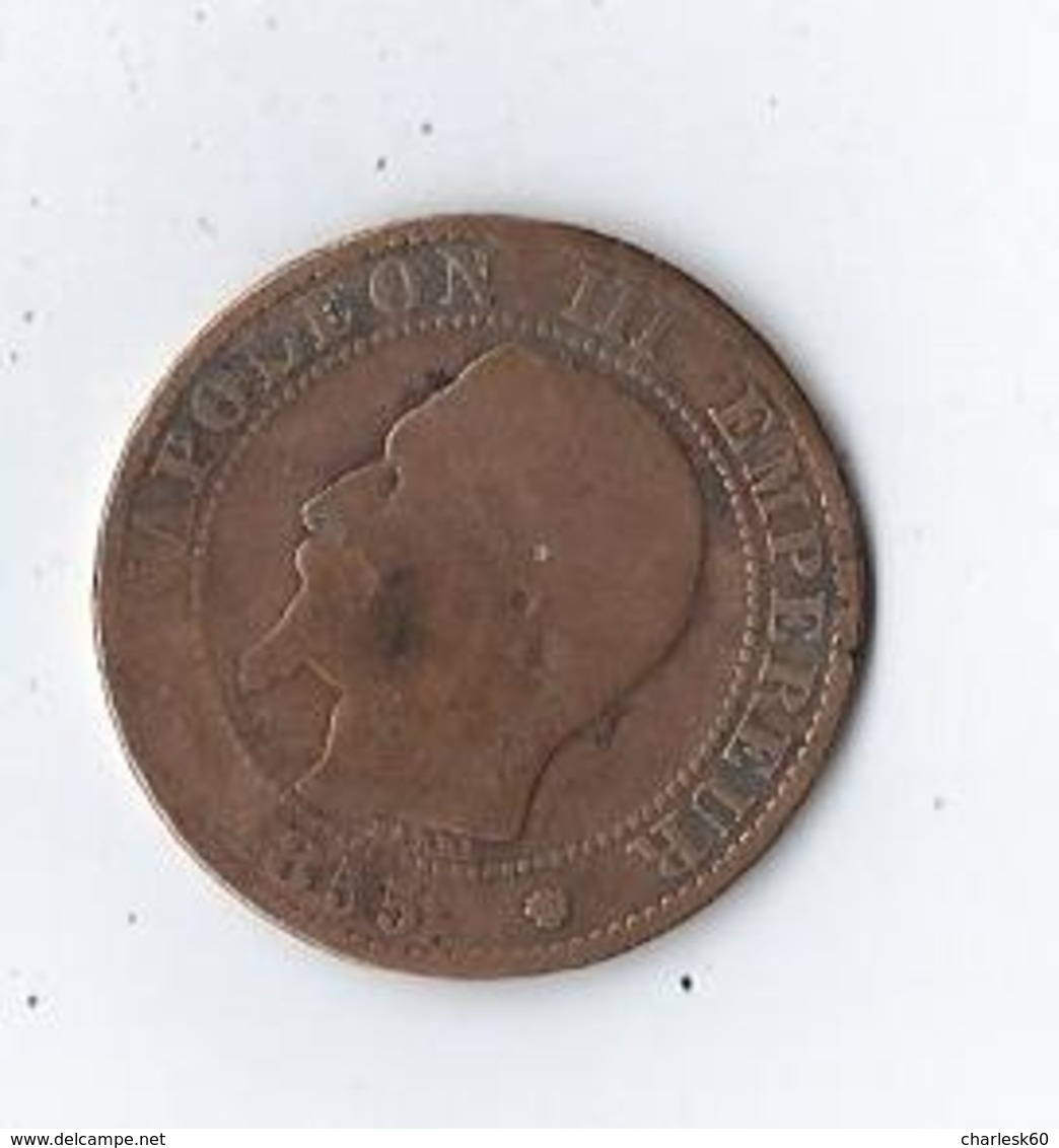 France Napoléon III 5 Centimes 1855 M Marseille - 5 Centimes