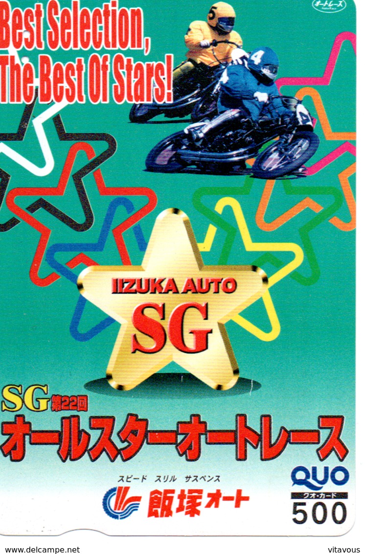 Carte Prépayée Japon Moto Motor Sports - Sport  Card (G 465) - Japan