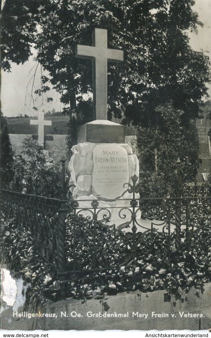 005876  Heiligenkreuz - Grabdenkmal Mary Freiin V. Vetsera - Heiligenkreuz
