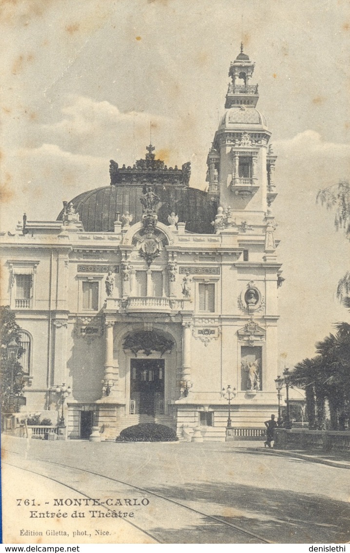 MONTE-CARLO - Entrée Du Théâtre - Opéra & Théâtre