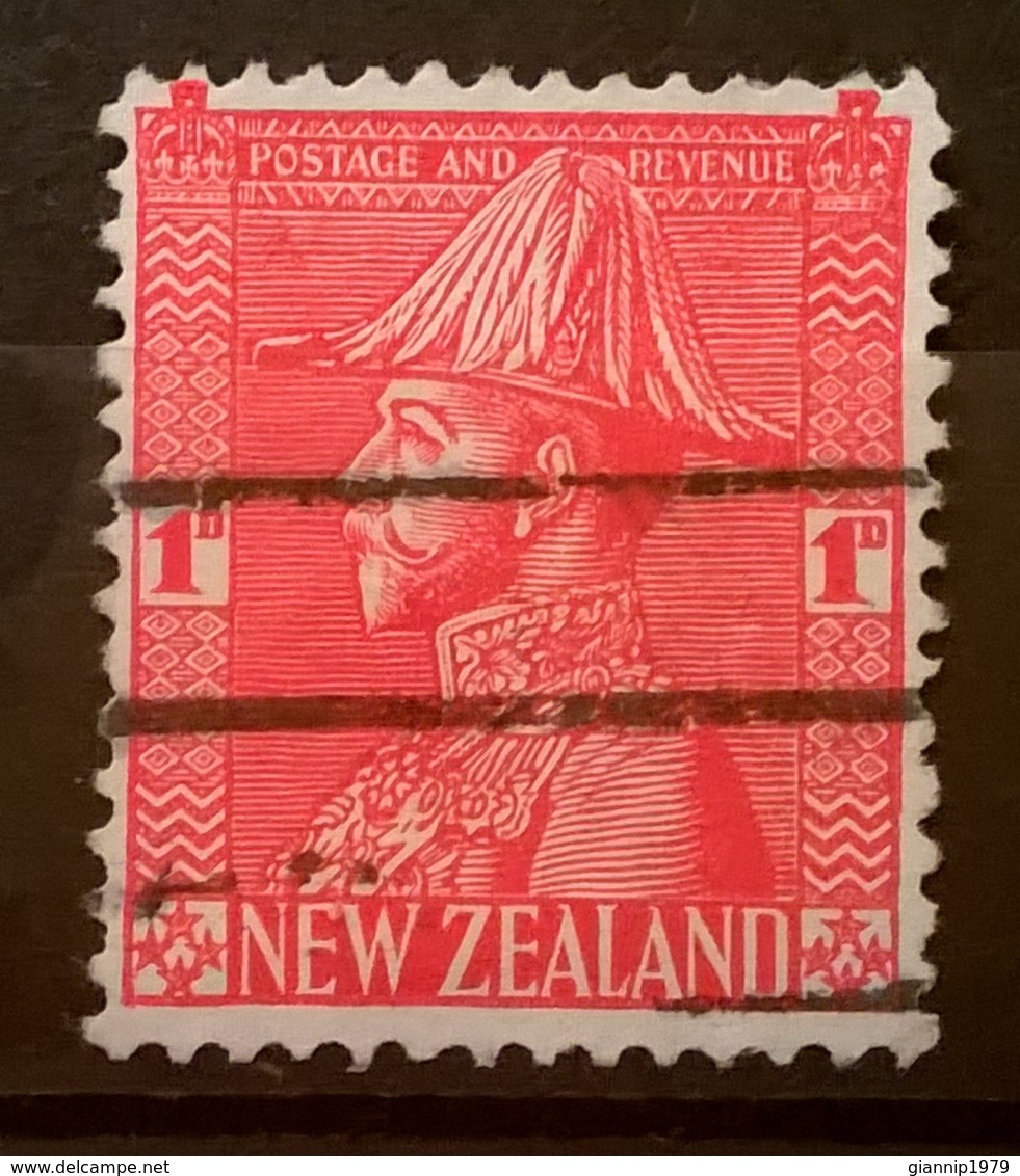 FRANCOBOLLI STAMPS NUOVA ZELANDA NEW ZELAND 1926 RE GIORGIO VI IN UNIFORME KING GIORGIO VI UNIFORM CON ANNULLO - Used Stamps