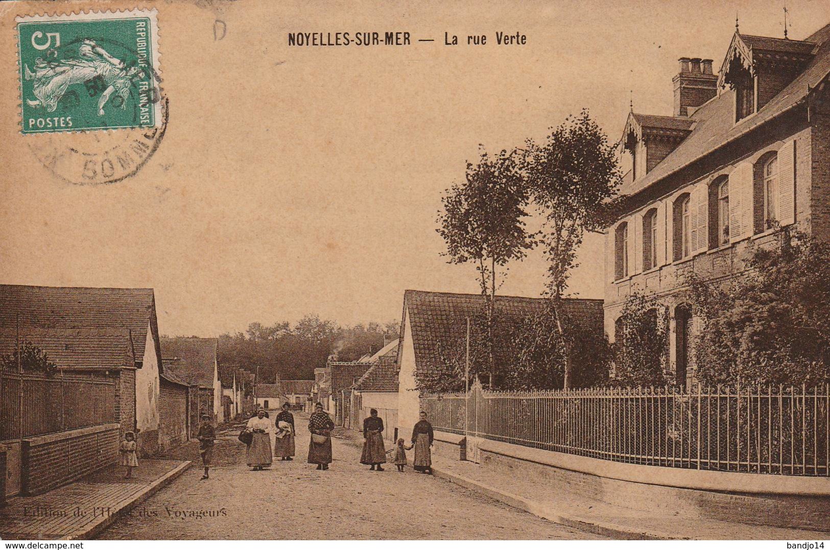 Noyelles Sur Mer - La Rue Verte - Scan Recto-verso - Noyelles-sur-Mer