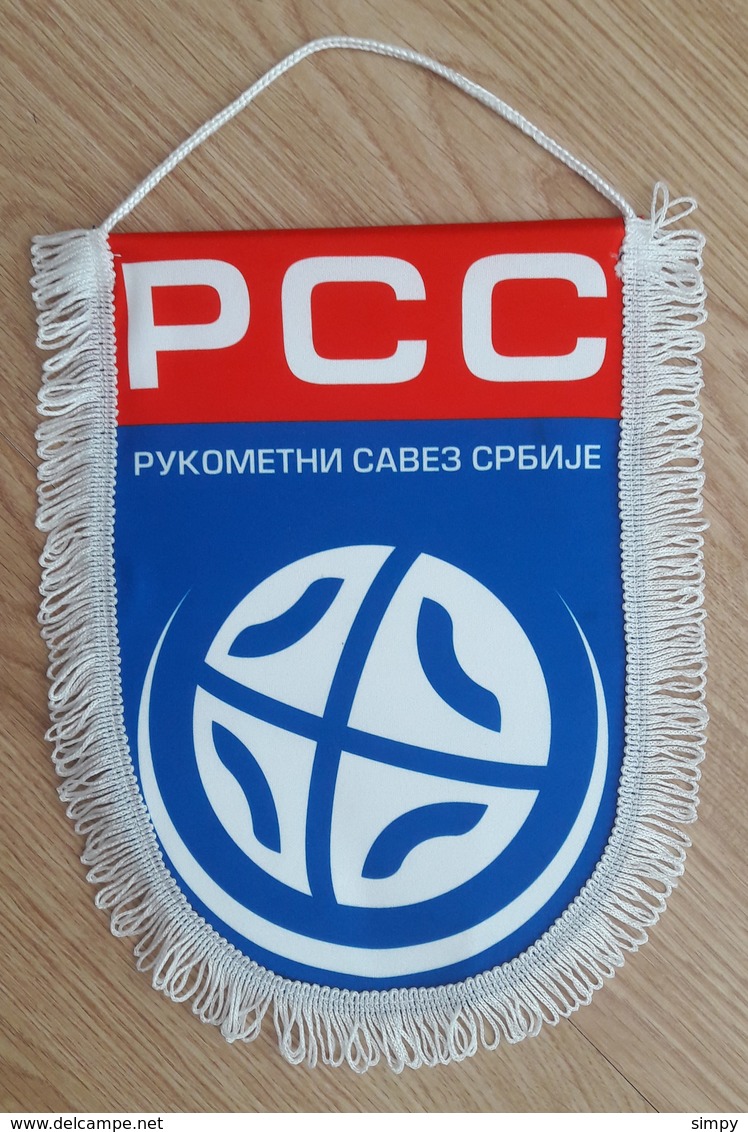 Captain Pennant Handball Federation Of SERBIA Association 21x26cm - Handball