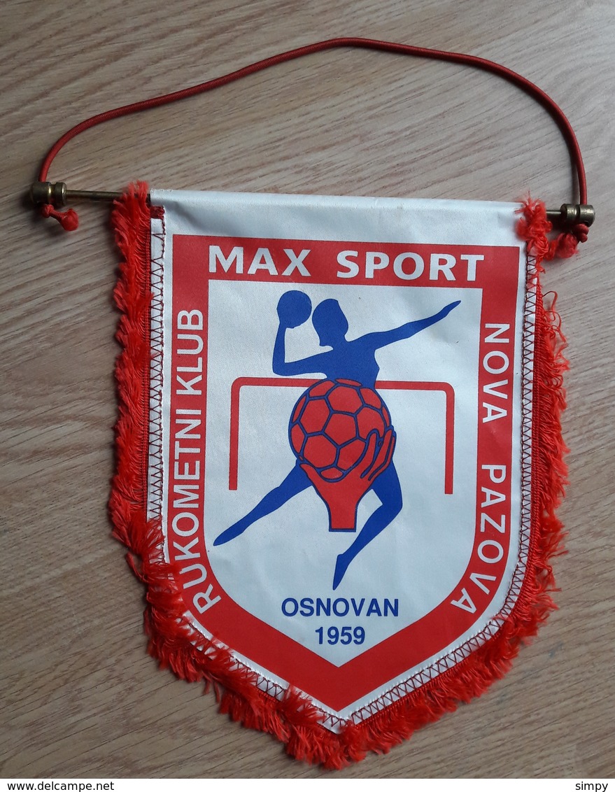 Pennant Women's Handball Club Max Sport Nova Pazova 1959 Serbia 24x25cm - Balonmano