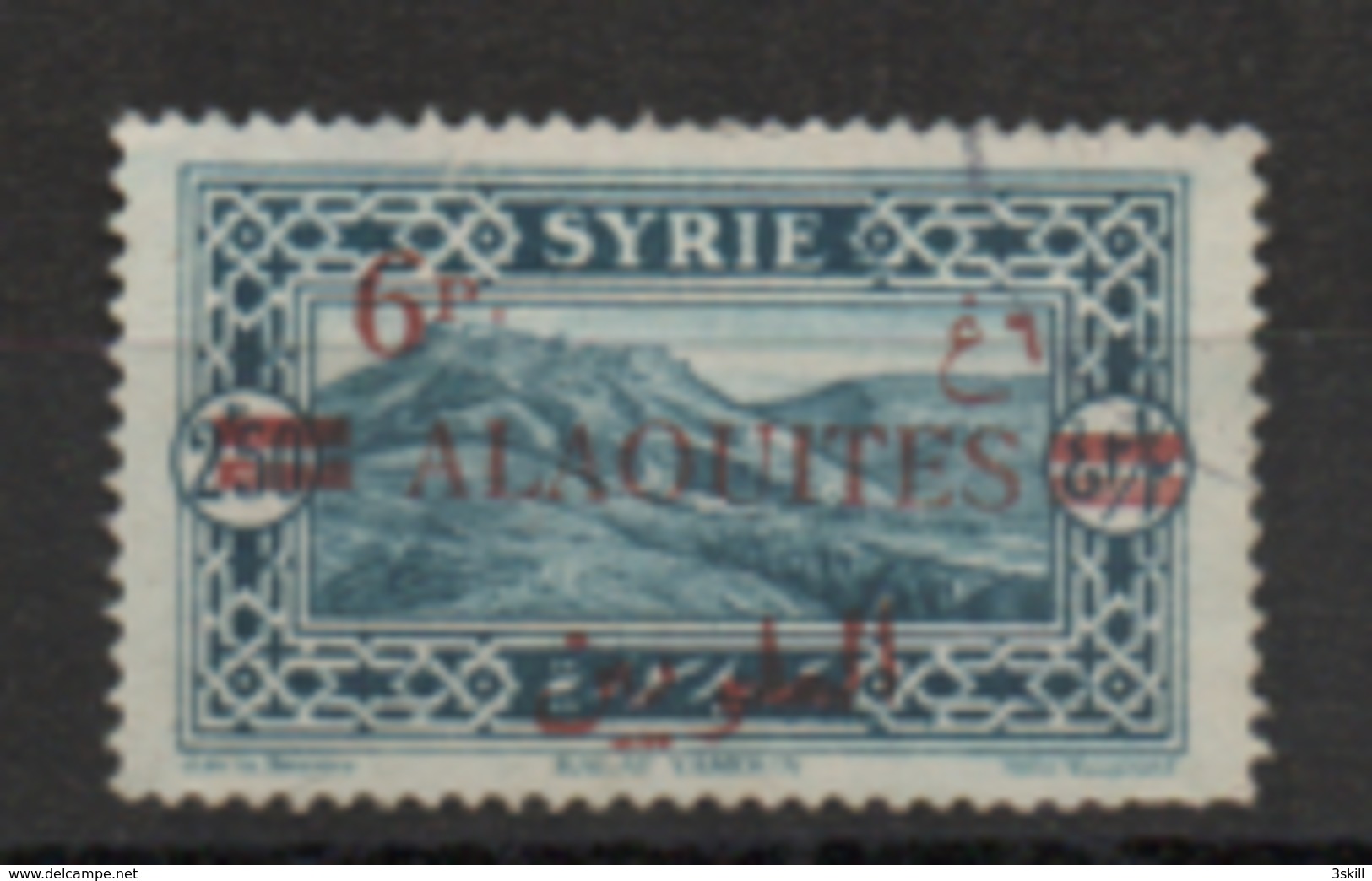 Alaouites 1926-28 , YT 38 ° , Cote 3,00 - Oblitérés