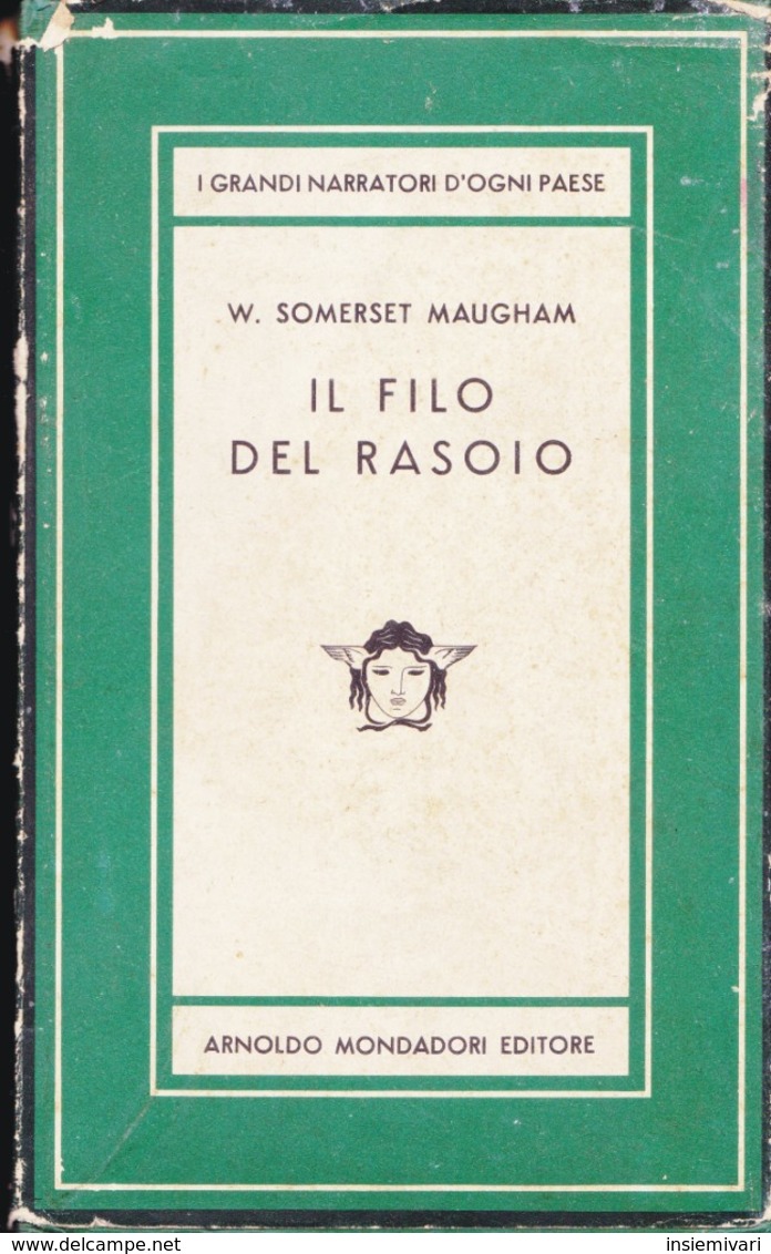 IL FILO DEL RASOIO MAUGHAM WILLIAM SOMERSET MONDADORI 1954 MEDUSA. - Grote Schrijvers