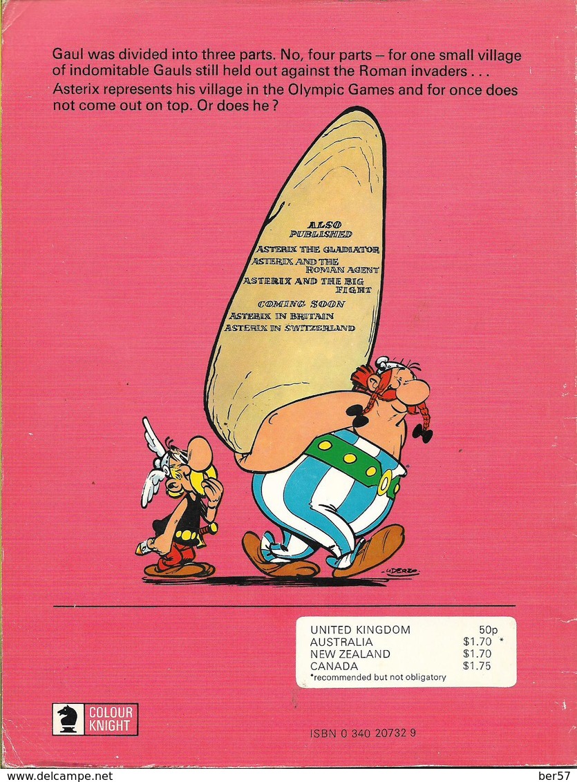 Bande Dessinée Astérix At Olympic Games (Edition Anglaise) - Fumetti Giornali