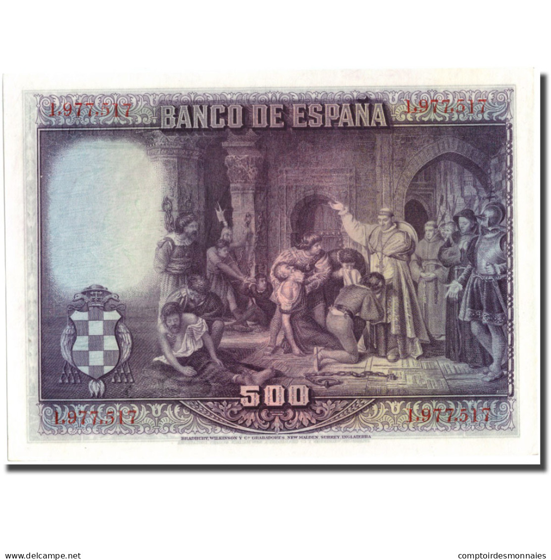 Billet, Espagne, 500 Pesetas, 1928, 1928-08-15, KM:77a, SPL - 500 Peseten