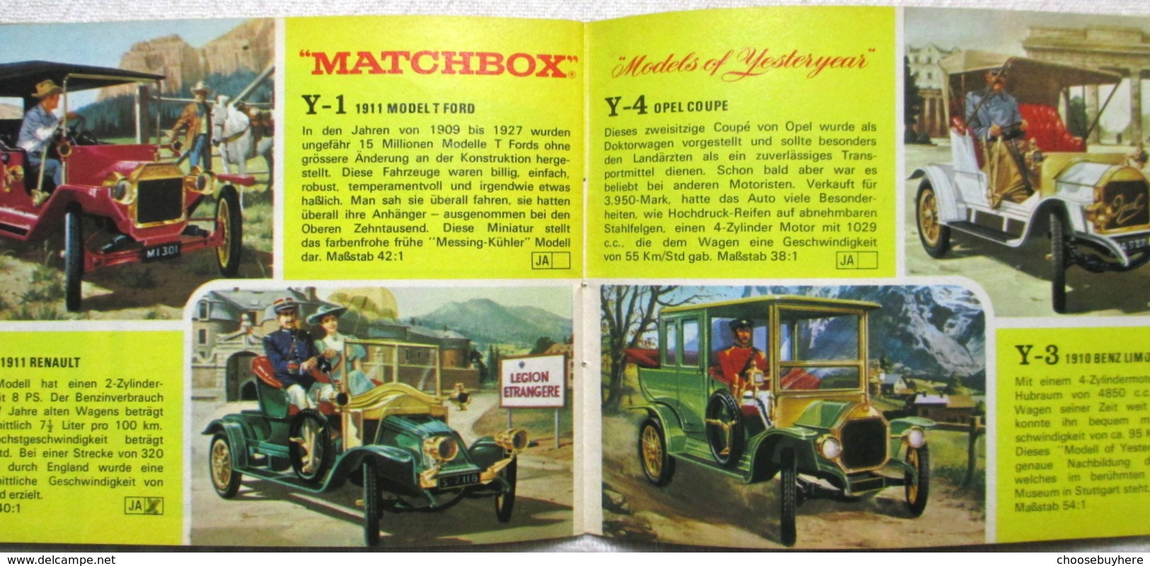 Vintage Sammler Katalog Matchbox Deutsche Ausgabe 1969 Sammlerstück - Letteratura & DVD