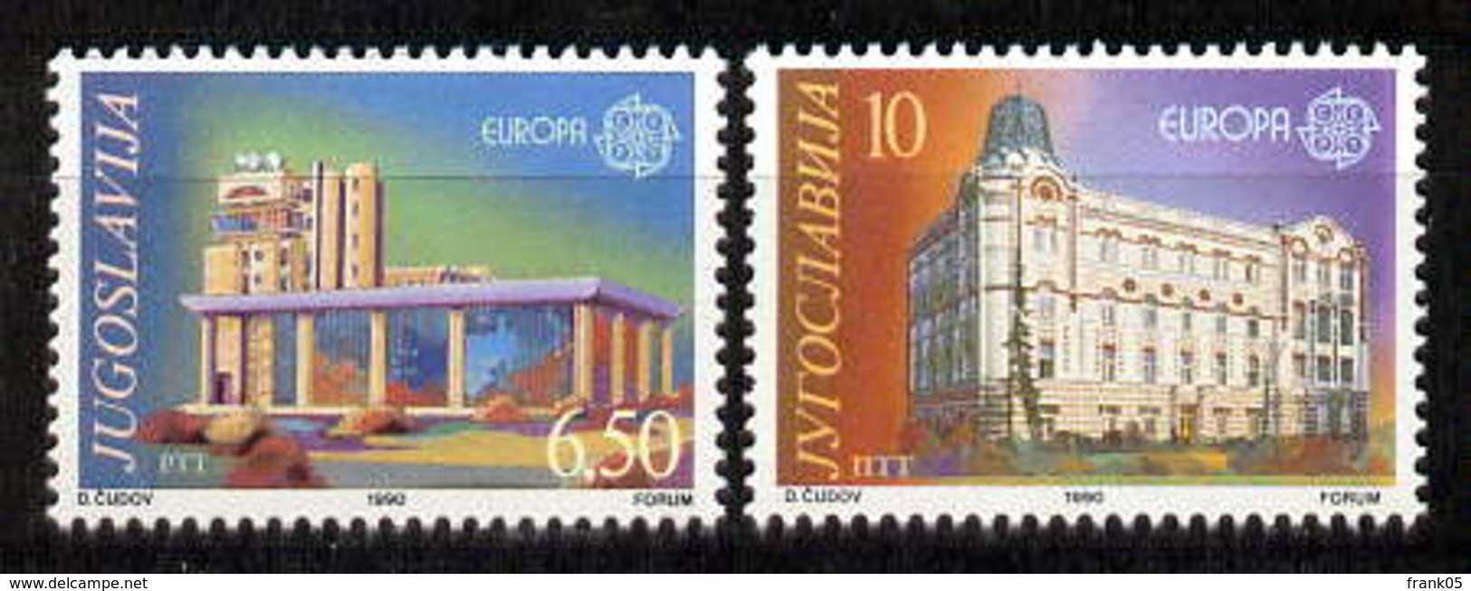 Jugoslawien / Yugoslavia / Yougoslavie 1990 Satz/set EUROPA ** - 1990