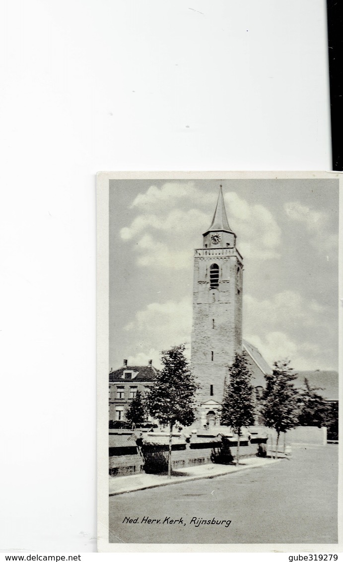 NETHERLANDS  -VINTAGE POSTCARD - RIJNSBURG (MUN.KATWIJK) - KERK -- SHINING -NEW -  UITG H.L. VAN ZUL -RIJNSBURG POST507 - Katwijk (aan Zee)