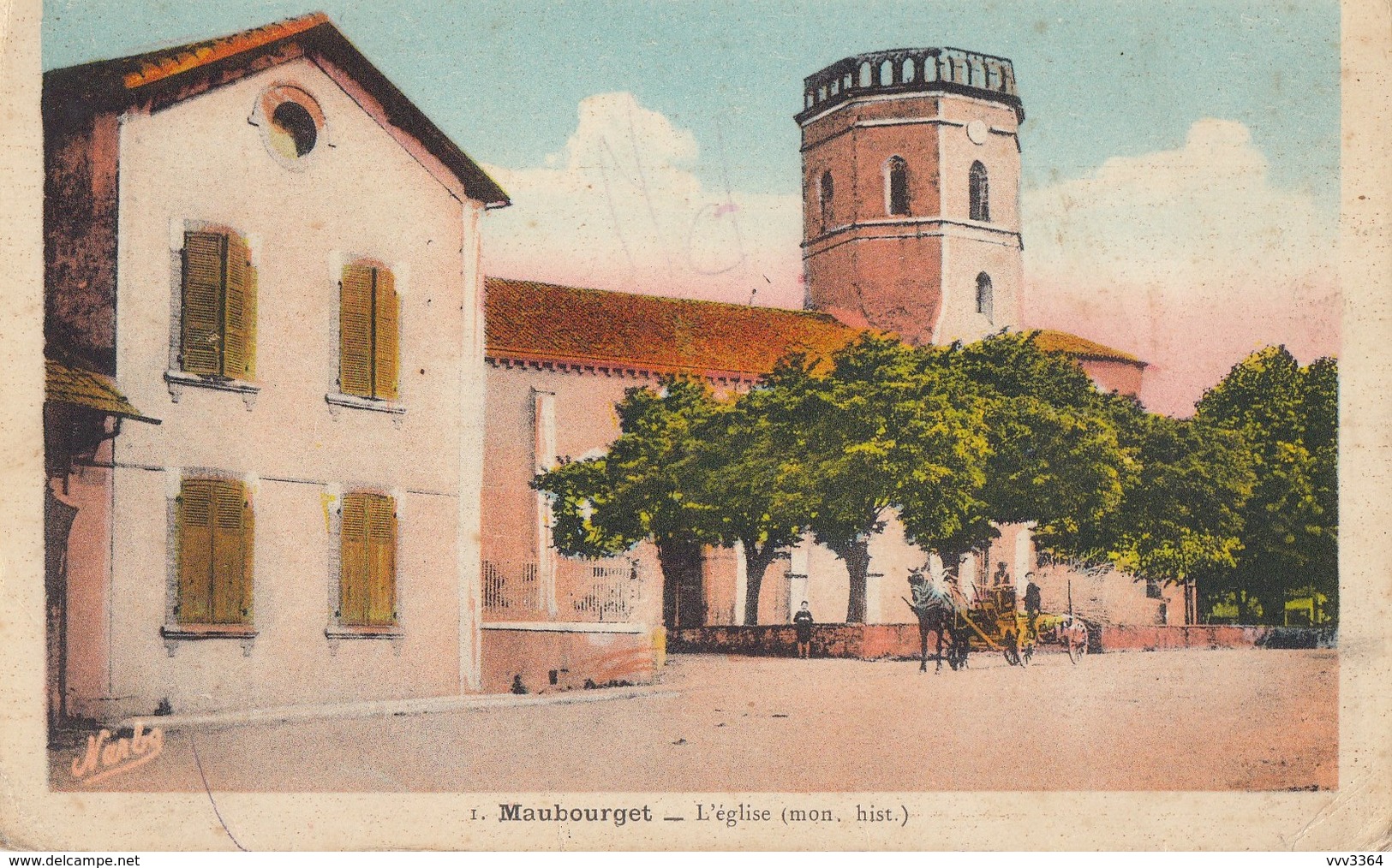 MAUBOURGET: L'Eglise - Maubourguet