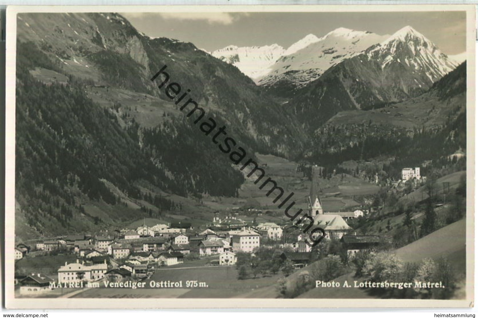 Matrei In Osttirol - Gesamtansicht - Foto-Ansichtskarte - Matrei In Osttirol