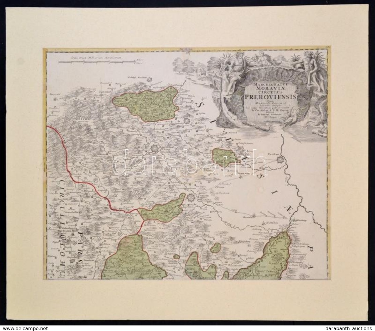 Cca 1720 Johann Baptist Homann: Marchionatus Moraviae Circulus Preroviensis Quem Mandato Caesareo Accurate Emensus Hac M - Sonstige & Ohne Zuordnung