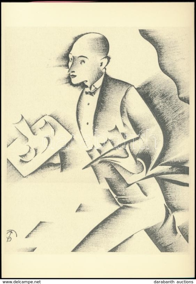 Molnár C. Pál (1894-1981): Hőspincér, Kis Szériás Ofszet, Papír, 30×21 Cm - Unclassified