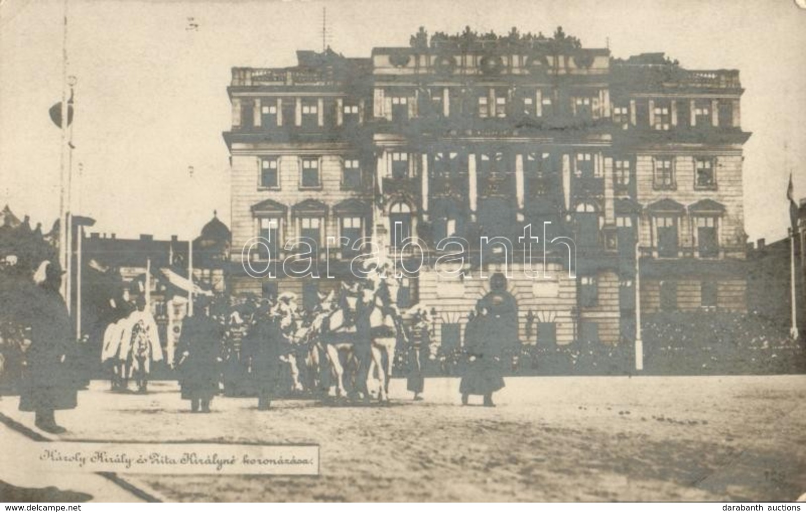 ** T2/T3 1916 Budapest I., IV. Károly Király és Zita Királyné Koronázása A Budai Várban (EB) - Ohne Zuordnung