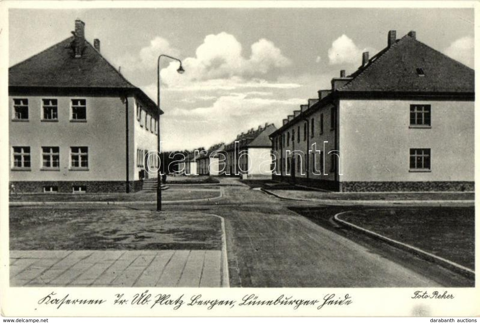 ** T2 Lüneburger Heide, Truppenübungsplatz Bergen, Kasernen  / German Military Barracks, Street - Unclassified