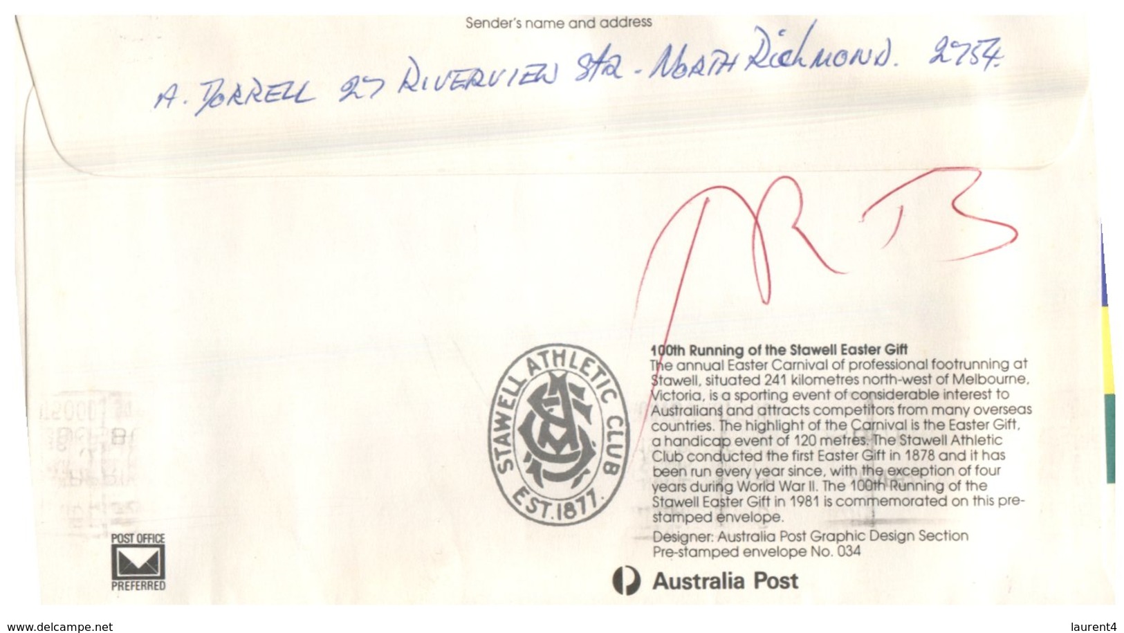 (876) Australia 1988 Cover Posted To Adelaide And Return To Sender - Covers & Documents