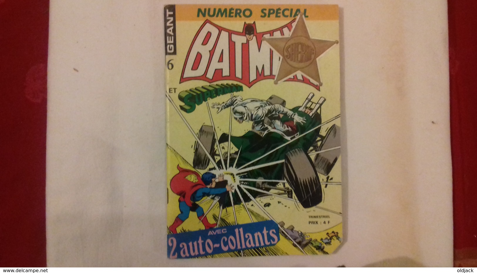 Batman Géant Et Superman N°6.le Grand Secret De Superman.1977sagedition.(294R2) - Batman