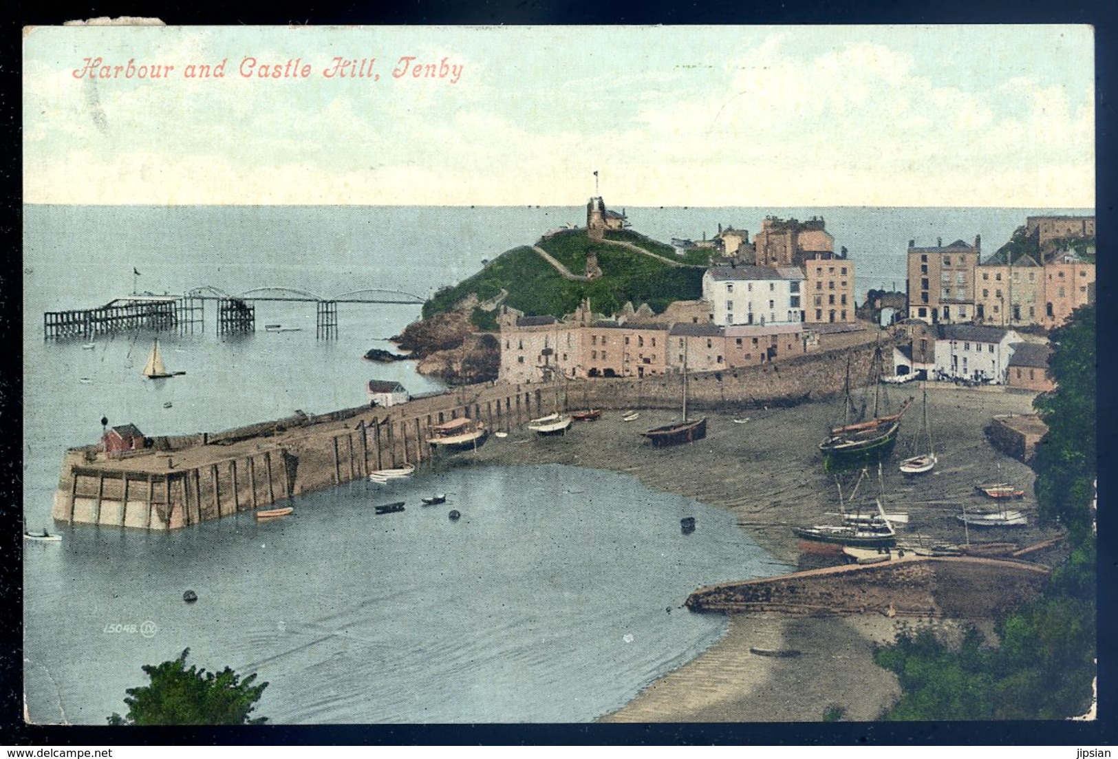 Cpa Pays De Galle Tenby  Harbour And Castle Hill     YN12 - Pembrokeshire