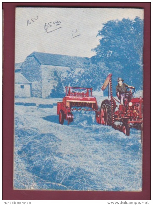 130218 Livret Publicitaire Agriculture 1957 Tarif Tracteur Machine CIMA MC CORMICK Semoir Faucheuse Charrue Attelage - Agricultura