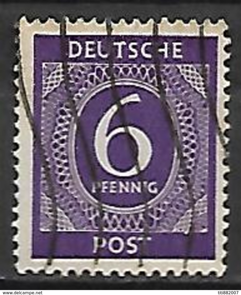 ALLEMAGNE    -   1946 .  Y&T  N° 6 Oblitéré - Oblitérés