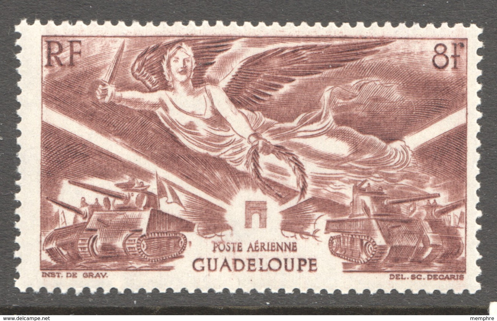 1946  1er Anniv. De La Victoire  PA 6 ** - Poste Aérienne