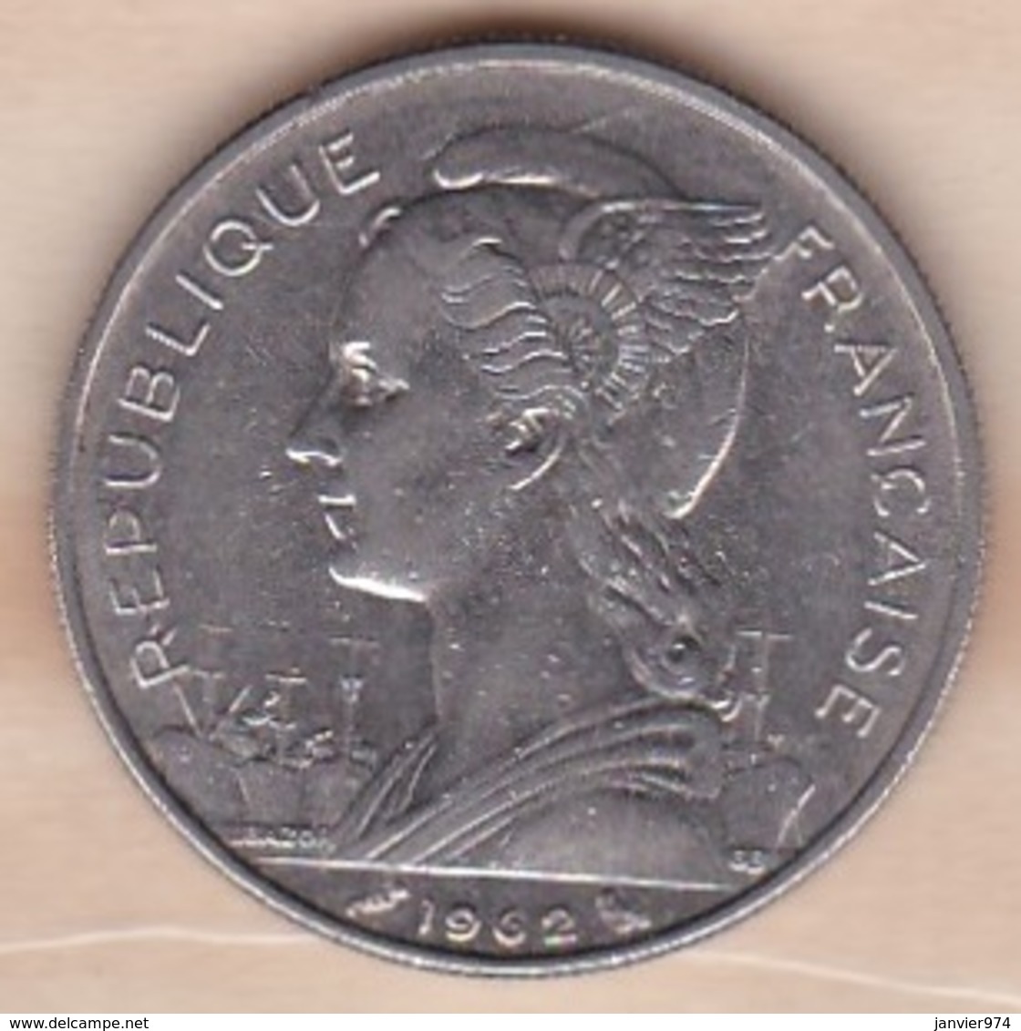 Ile De La Réunion 50 Francs 1962 En Nickel , Lec# 99 - Reunion