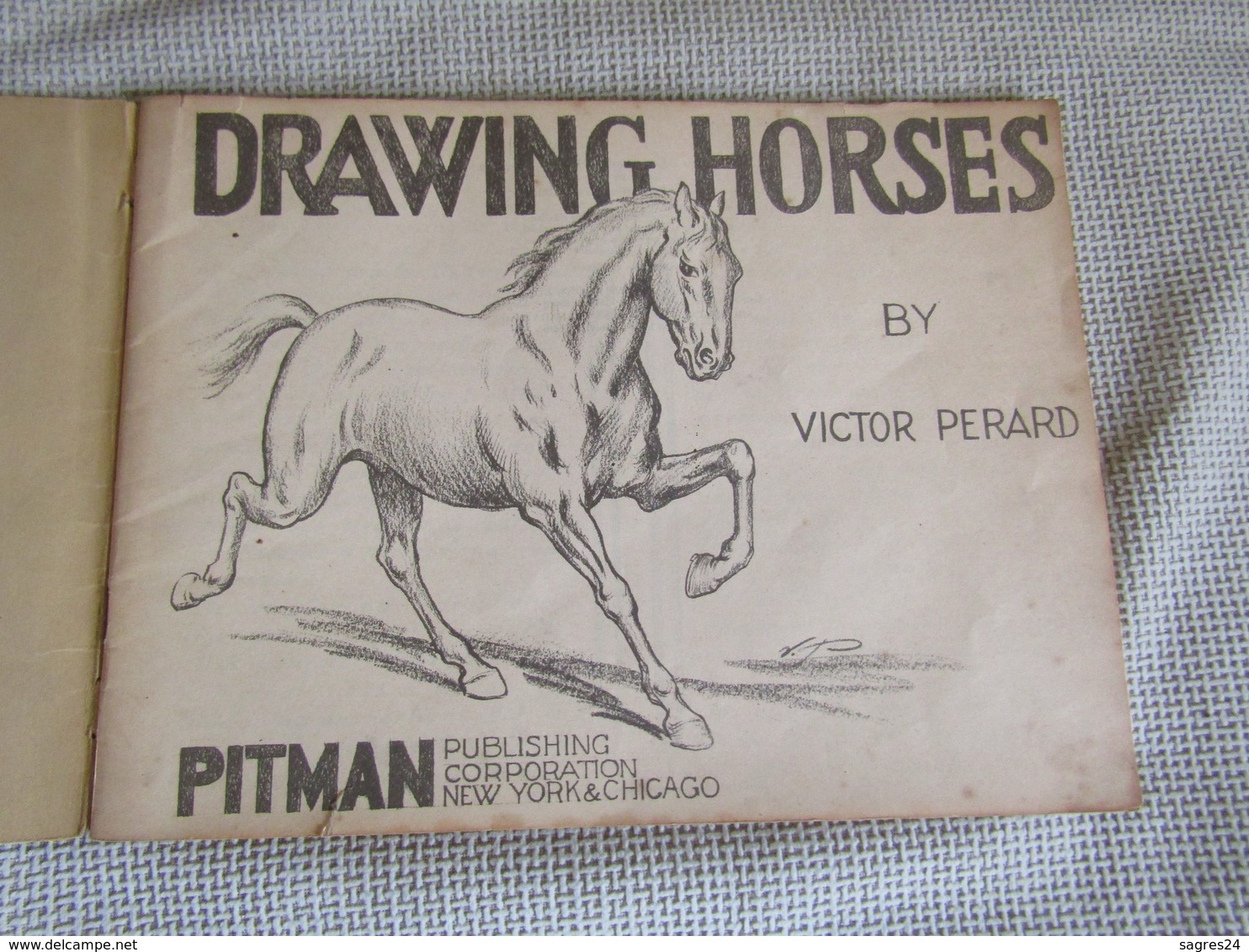 Drawing Horses By Victor Perard 1st Edition 1944 Pitman Publishing New York - Other & Unclassified