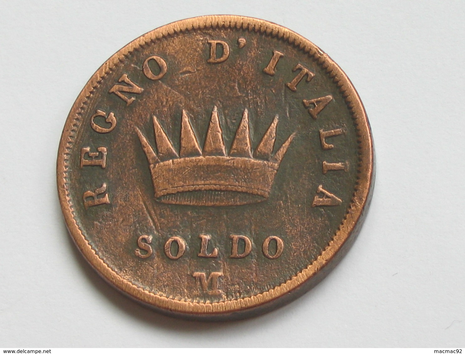 Italie - Italia - 1 Soldo 1813 M - Napoleone Imperatore  **** EN ACHAT IMMEDIAT **** - Napoléonniennes