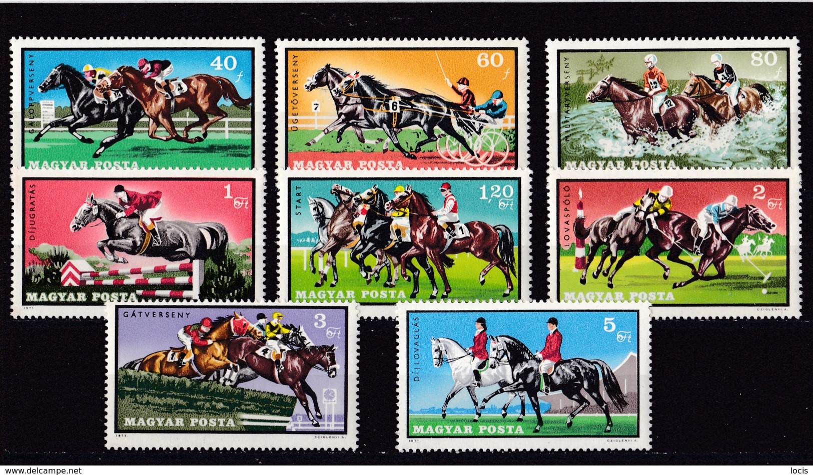 HUNGARY 1971 MNH**- Horse Sports - Other & Unclassified