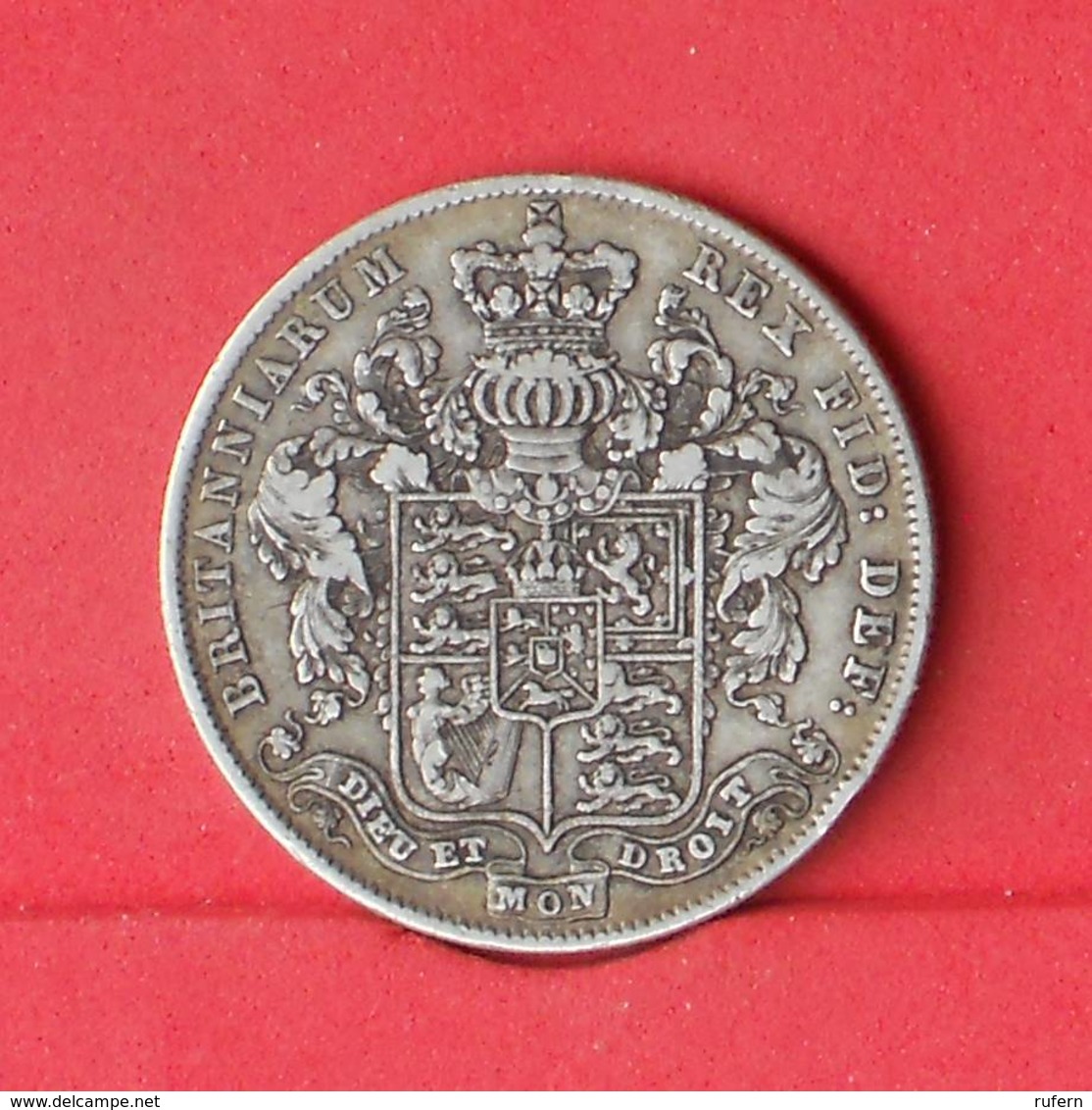 GREAT BRITAIN 1/2 CROWN 1826 - 14,14 GRS -0,925 SILVER   KM#  695 - (Nº26585) - K. 1/2 Crown