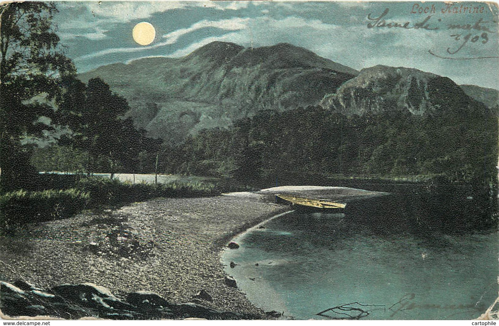 UK - Scotland - Perthshire - Loch Katrine 1903 With French Tax Stamp - Perthshire