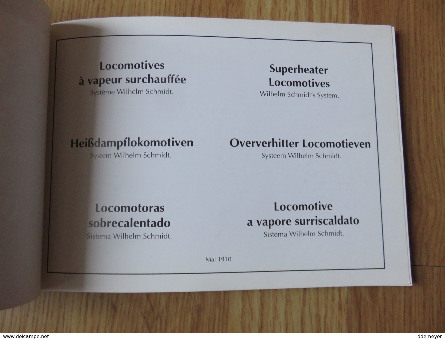 Oververhitter Locomotieven Systeem W. Schmidt Locomotives à Surchauffe Multilingue 64 Pages - Practical