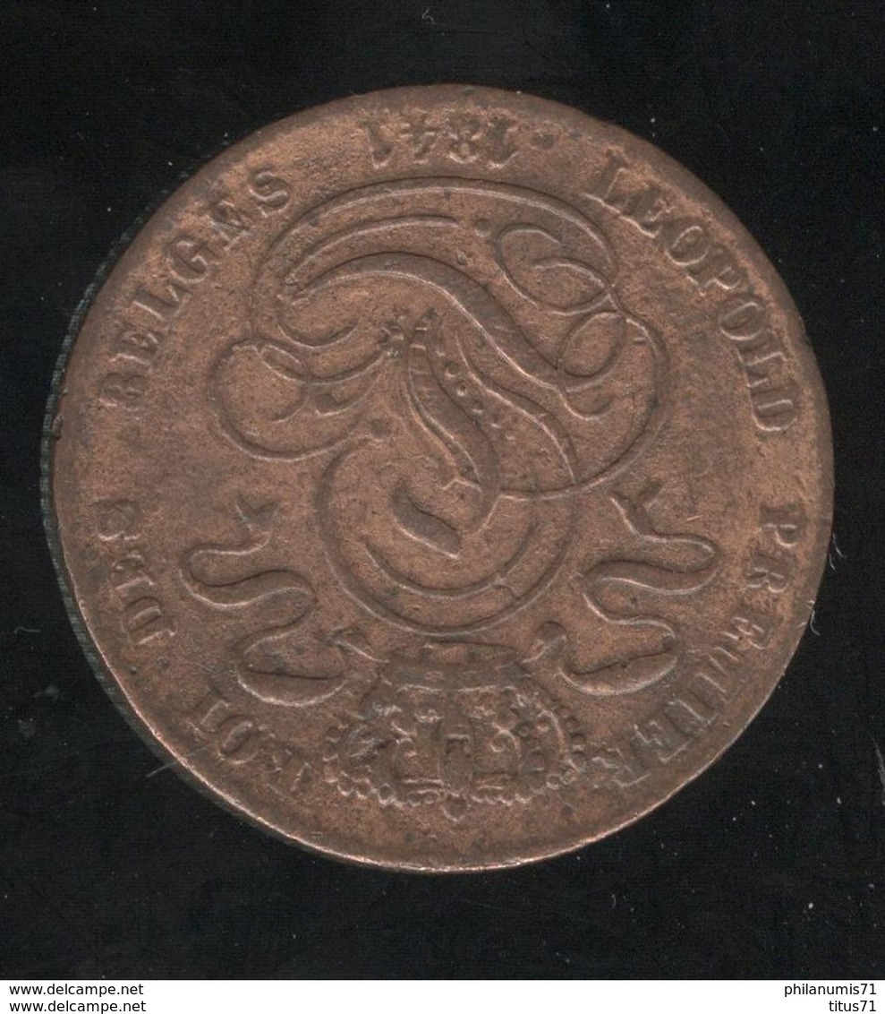 5 Centimes Belgique 1841 TTB - 5 Centimes