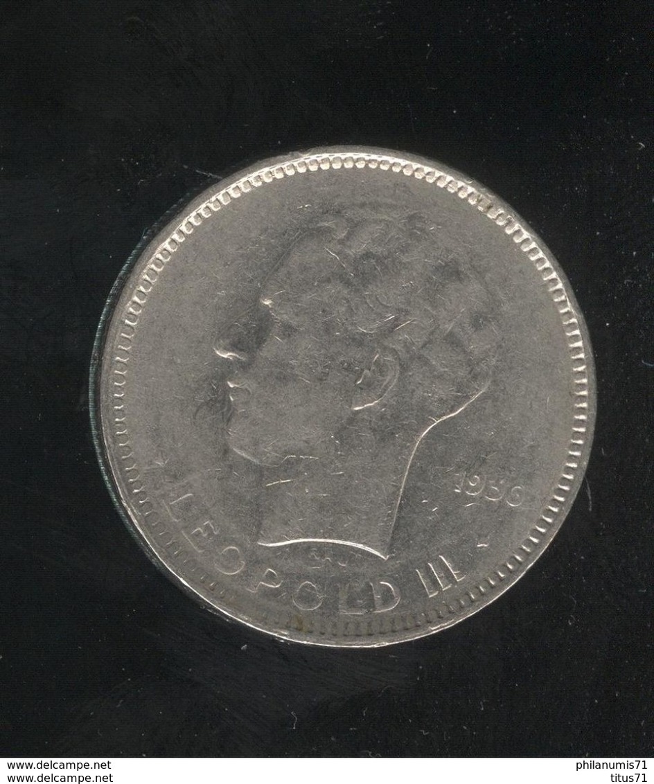 5 Francs Belgique 1936 - Belgique - 5 Francs