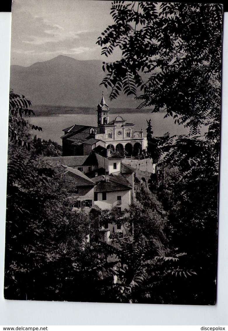 U3775 Postcard 1968 ORSELINA (locarno) Santuario Convento Della Madonna Del Sasso + Targhetta, Nice Timbre, Postale - Orselina