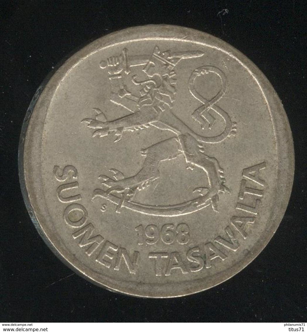 1 Mark Finlande / Suomi 1968 - Finland