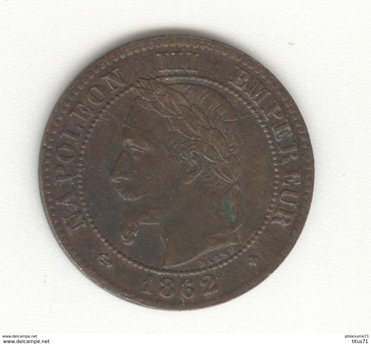 2 Centimes France 1862 BB - Napoléon III Tête Laurée - TTB+ - 2 Centimes