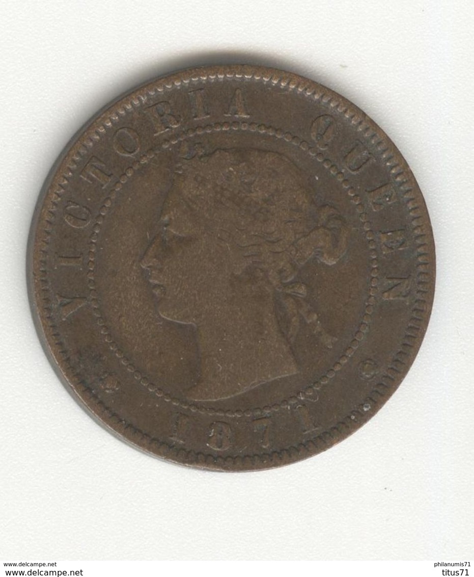 1 Cent Canada 1871 - Prince Edward Island - TTB - Canada